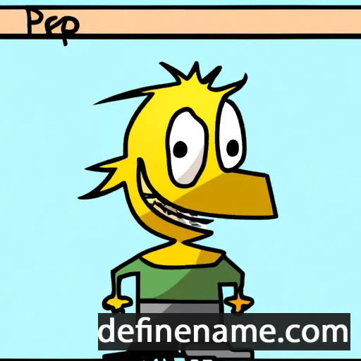 cartoon of the name Pieper