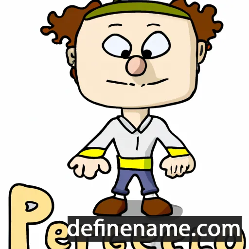 cartoon of the name Pierangelo