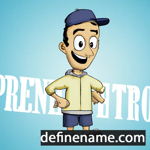 cartoon of the name Pierantonio