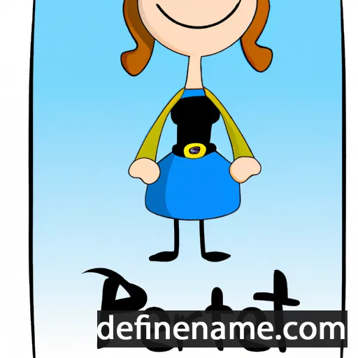 cartoon of the name Pierette