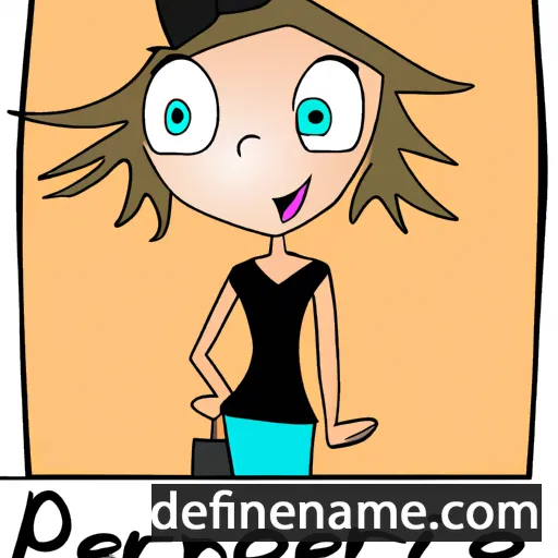 cartoon of the name Pierrine