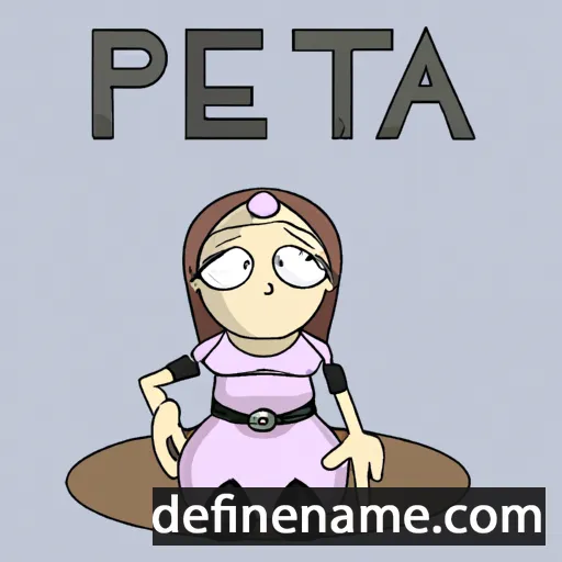 cartoon of the name Pieta