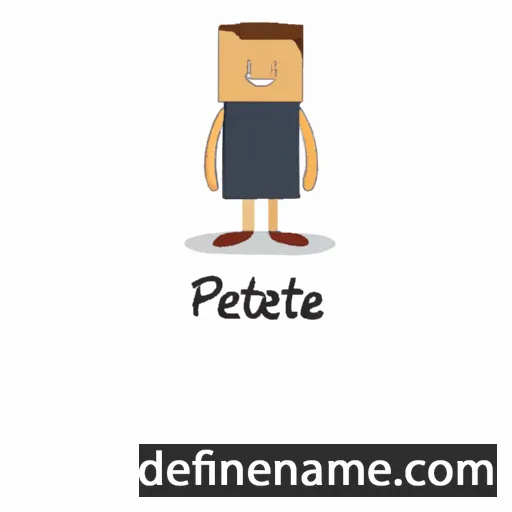 cartoon of the name Pietate