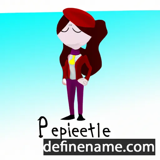 cartoon of the name Pieternelle