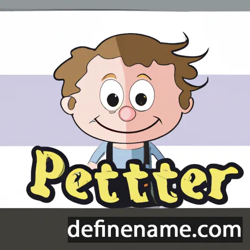 cartoon of the name Pietertje