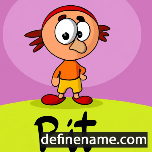 cartoon of the name Piitu