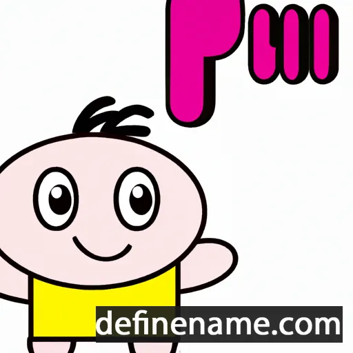 cartoon of the name Piiu