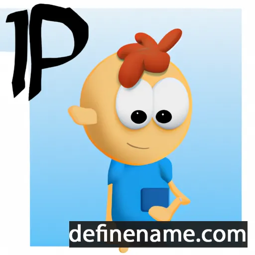 cartoon of the name Pij