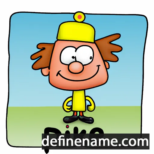 cartoon of the name Pijke