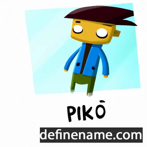 cartoon of the name Piko