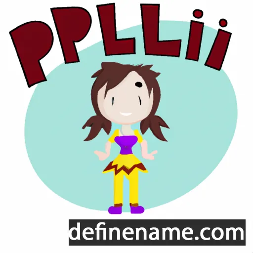 cartoon of the name Pilarín