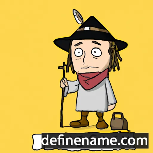 cartoon of the name Pilgrim