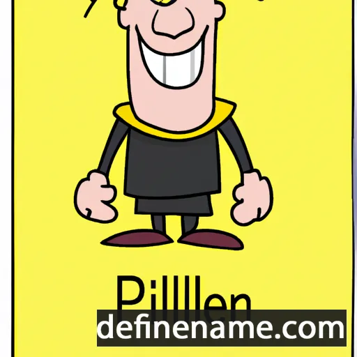 cartoon of the name Pilleriin