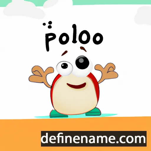 cartoon of the name Piloq