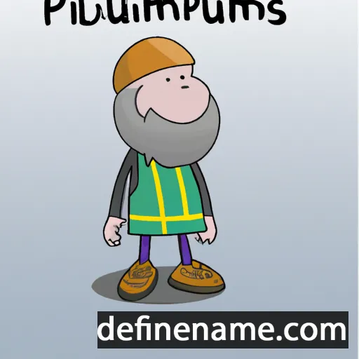 cartoon of the name Pilumnus