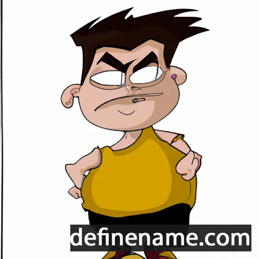 cartoon of the name Pim