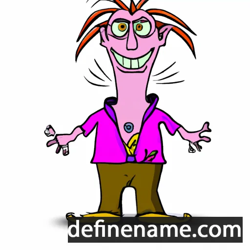 cartoon of the name Pimen