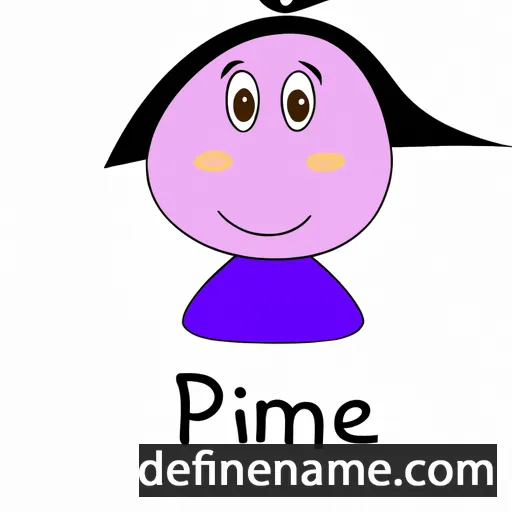 cartoon of the name Pimmie