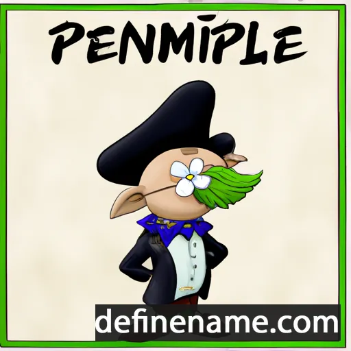 cartoon of the name Pimpernel