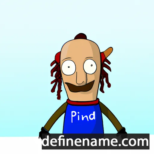 cartoon of the name Pindar