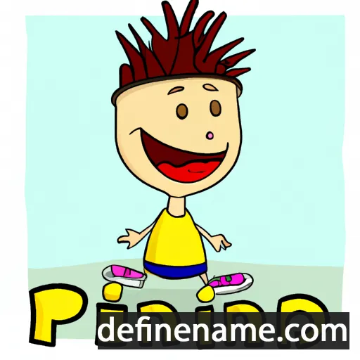 cartoon of the name Pini