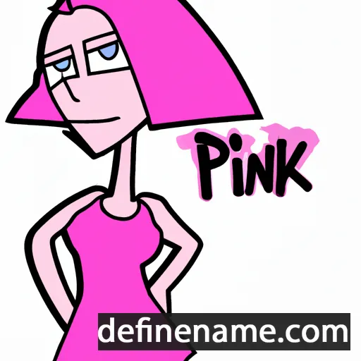 cartoon of the name Pink