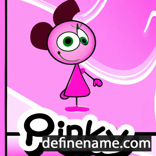 cartoon of the name Pinkey