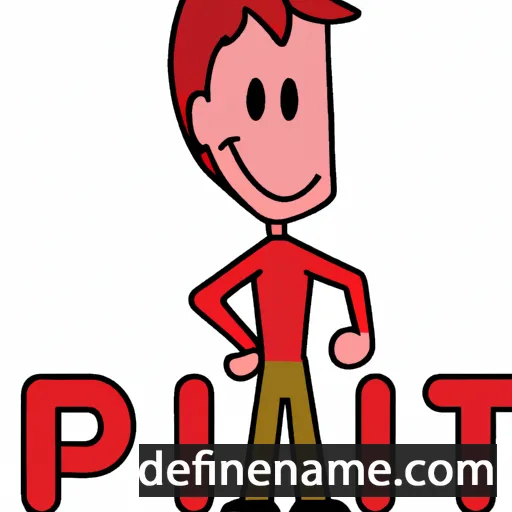 cartoon of the name Pinte