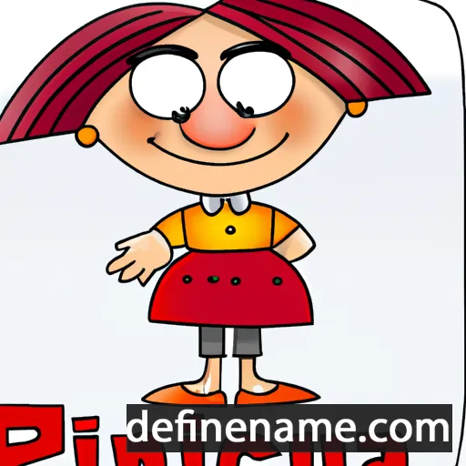 cartoon of the name Pinuccia