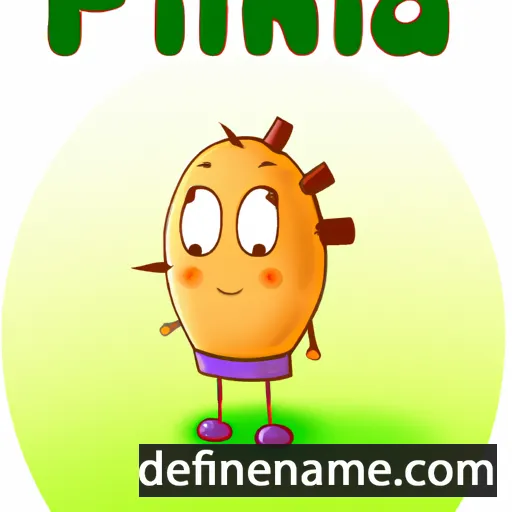 cartoon of the name Pinutxa