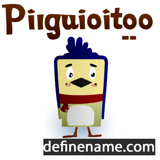 cartoon of the name Pioquinto