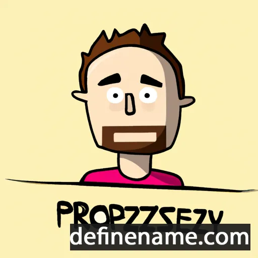 cartoon of the name Piotrzej