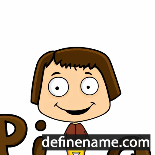 cartoon of the name Pipa