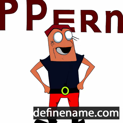 cartoon of the name Piren