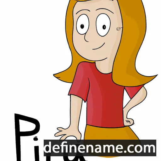 cartoon of the name Pirja