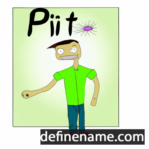 cartoon of the name Pitak