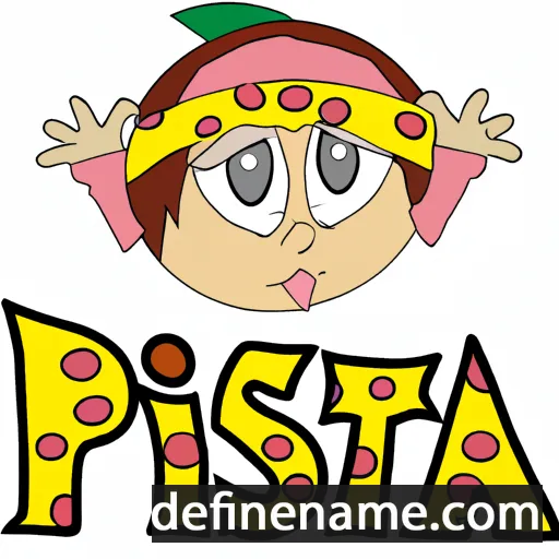 cartoon of the name Pitsa