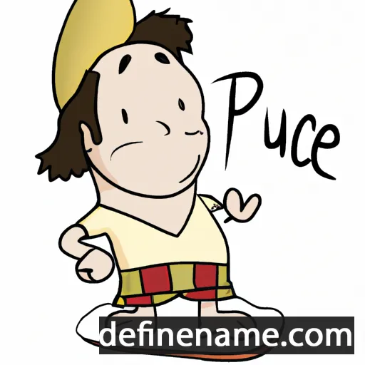 cartoon of the name Piuqué