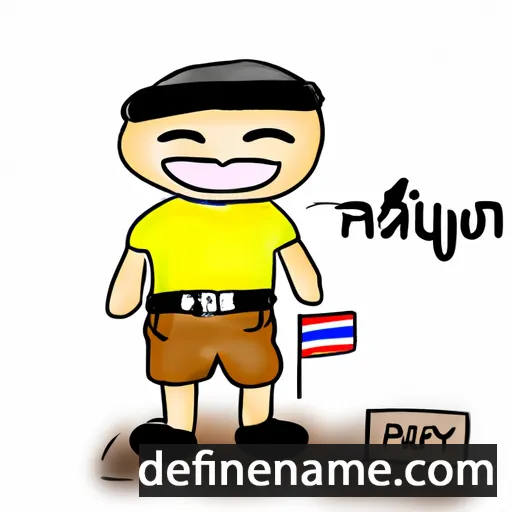 Piyathip cartoon