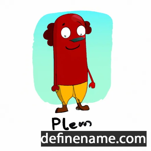 cartoon of the name Płamen