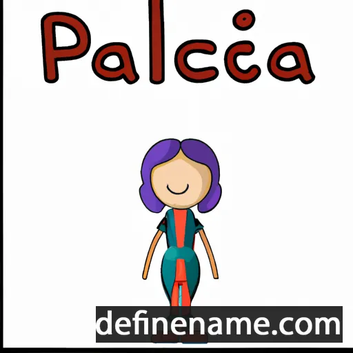 Placia cartoon