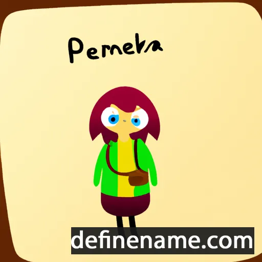 cartoon of the name Plamenka