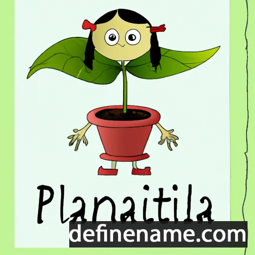 Plantina cartoon