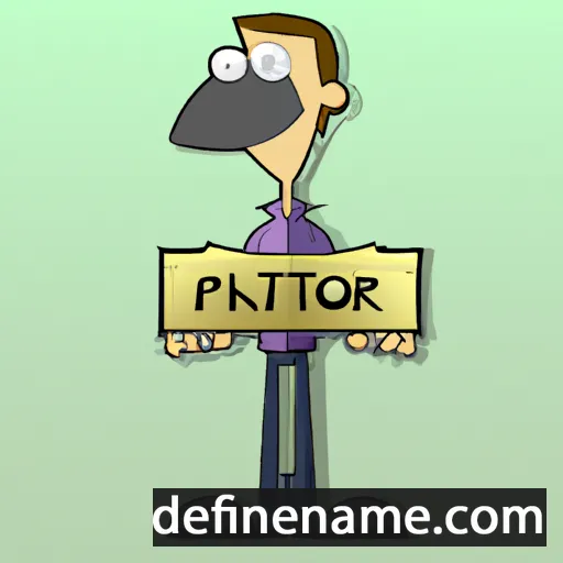 cartoon of the name Plator