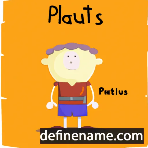 Plautus cartoon