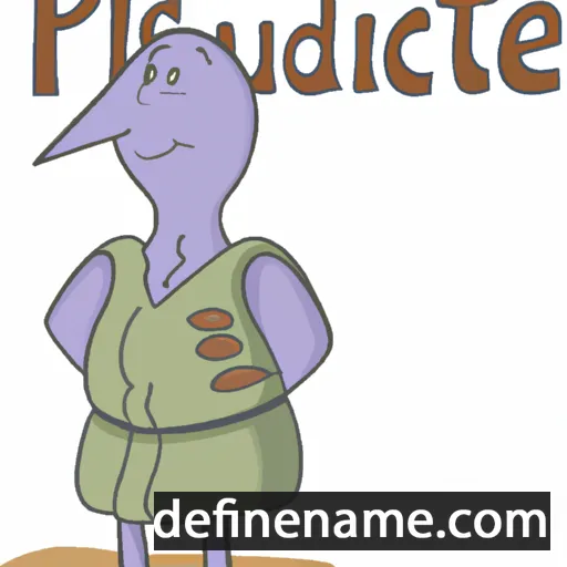 cartoon of the name Plectrude