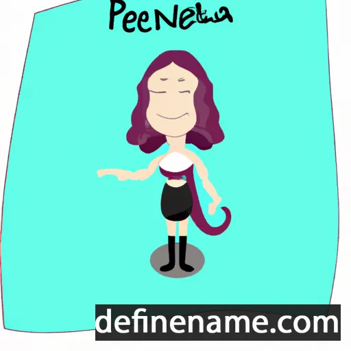 cartoon of the name Plenira