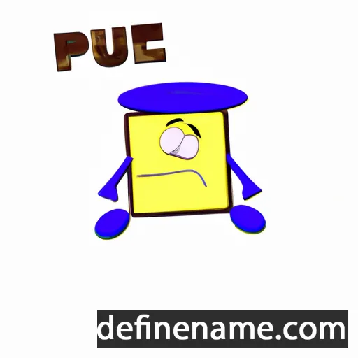 cartoon of the name Plezou