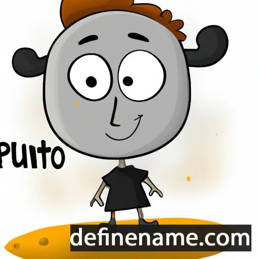 cartoon of the name Pluton