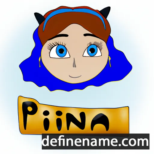 cartoon of the name Pnina